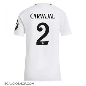 Real Madrid Daniel Carvajal #2 Prima Maglia Femmina 2024-25 Manica Corta
